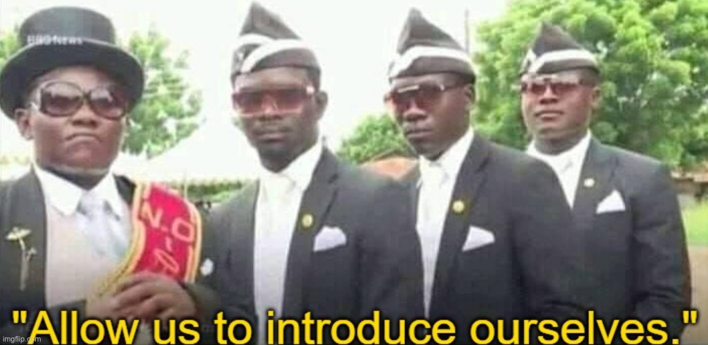 Allow us to introduce ourselves | image tagged in allow us to introduce ourselves | made w/ Imgflip meme maker