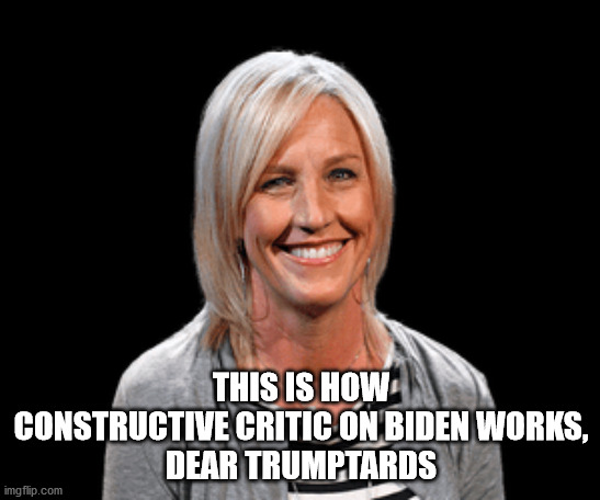 ...and she didn't used any false accusations or slander as well | THIS IS HOW CONSTRUCTIVE CRITIC ON BIDEN WORKS,
DEAR TRUMPTARDS | image tagged in erin brockovich,joe biden,objective critic | made w/ Imgflip meme maker