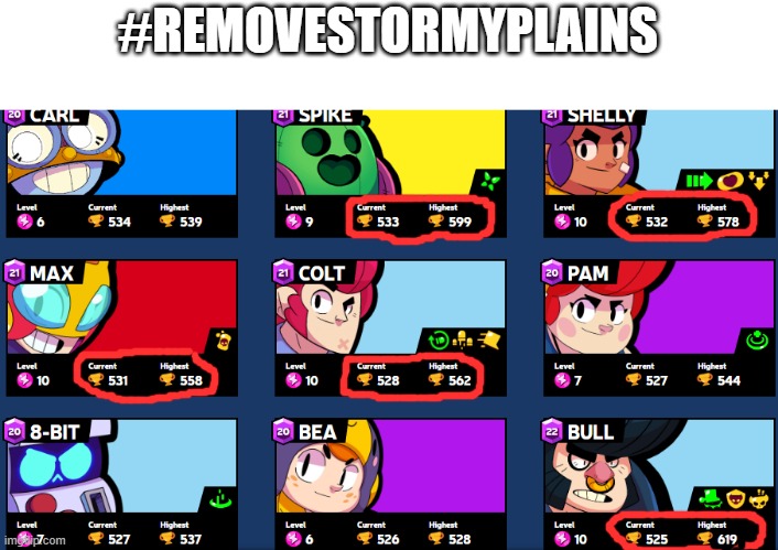STORMY PLAINS NEEDS TO GET REMOVED! CANT EVEN PUSH TROPHIES ANYMORE | #REMOVESTORMYPLAINS | made w/ Imgflip meme maker