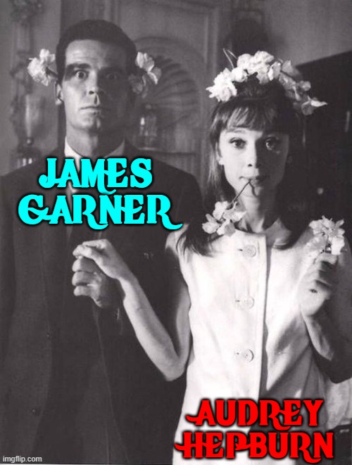 JAMES GARNER AUDREY HEPBURN | made w/ Imgflip meme maker