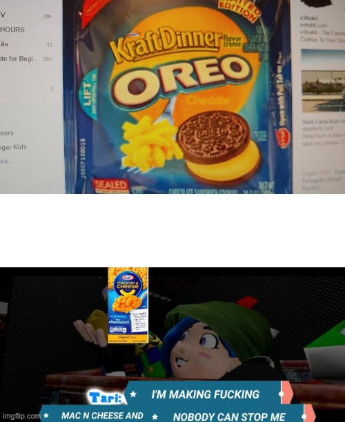 image tagged in tari mac n cheese | made w/ Imgflip meme maker