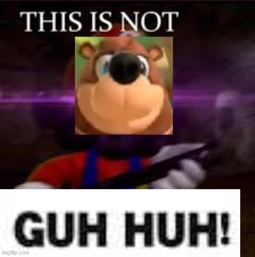 This is Not Guh-Huh Blank Meme Template
