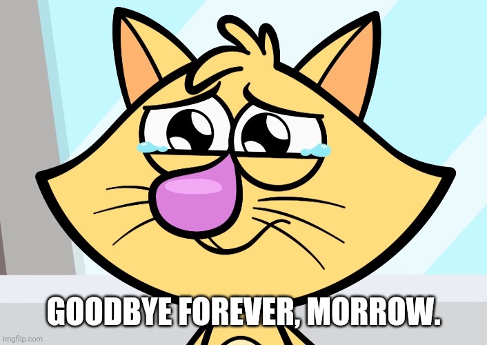 GOODBYE FOREVER, MORROW. | made w/ Imgflip meme maker