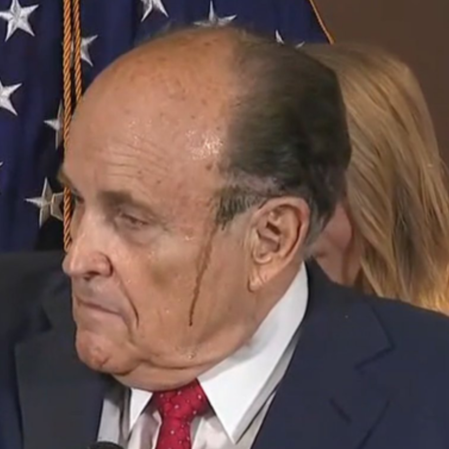 Rudy Dripping Head Blank Meme Template