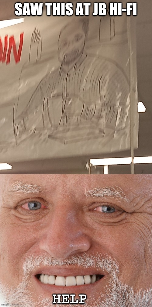 SAW THIS AT JB HI-FI; HELP | image tagged in hide the pain harold,why,why jb,jb hi-fi | made w/ Imgflip meme maker