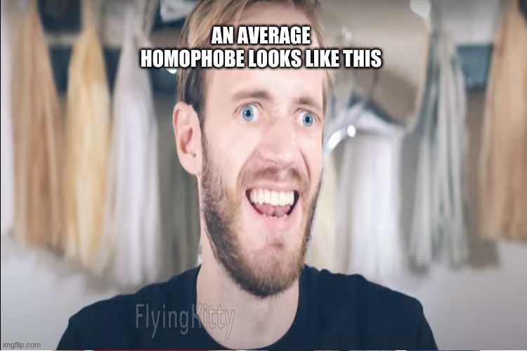 AN AVERAGE HOMOPHOBE LOOKS LIKE THIS | made w/ Imgflip meme maker