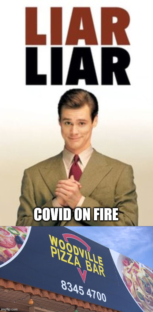 liar liar | COVID ON FIRE | image tagged in funny meme | made w/ Imgflip meme maker