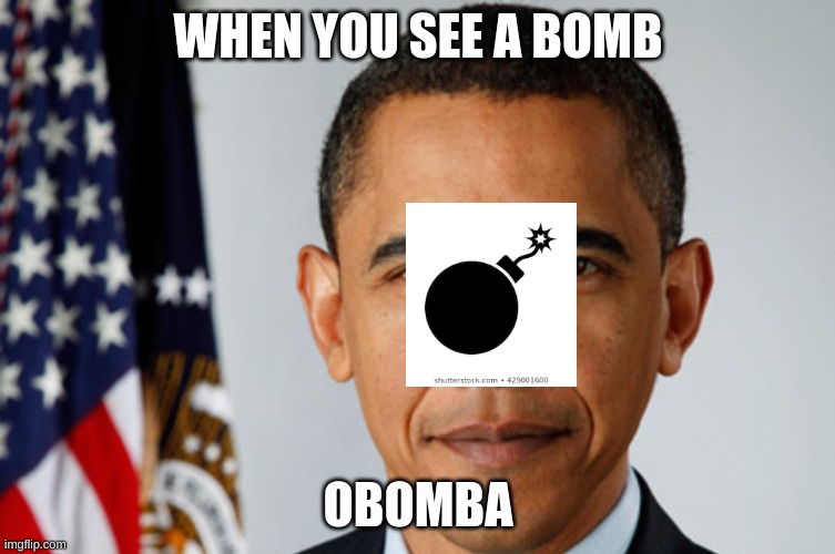 Yay so | WHEN YOU SEE A BOMB; OBOMBA | image tagged in modern problems require modern solutions | made w/ Imgflip meme maker