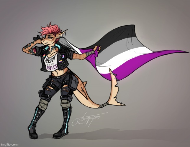 Asexual Pride!!! (Sorry for the furry stuff... I hope it doesn't bother anyone) | made w/ Imgflip meme maker