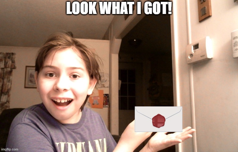 I got a Smash Bros. Invitation! | LOOK WHAT I GOT! | image tagged in look at that | made w/ Imgflip meme maker