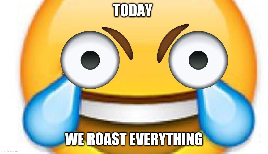 XD FACE | TODAY WE ROAST EVERYTHING | image tagged in xd face | made w/ Imgflip meme maker