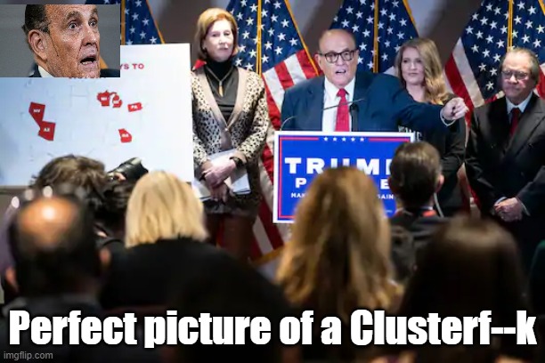 cluster | Perfect picture of a Clusterf--k | image tagged in trump | made w/ Imgflip meme maker