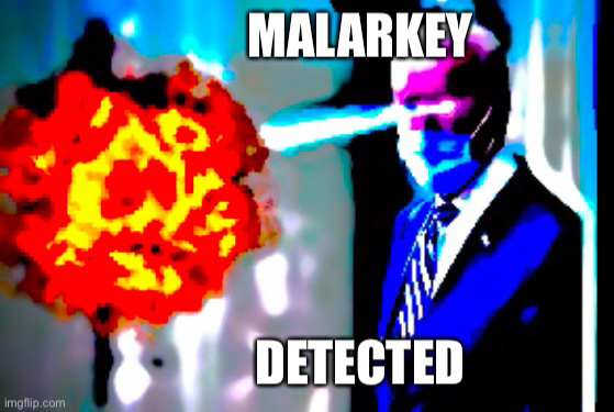Malarkey detected Blank Meme Template