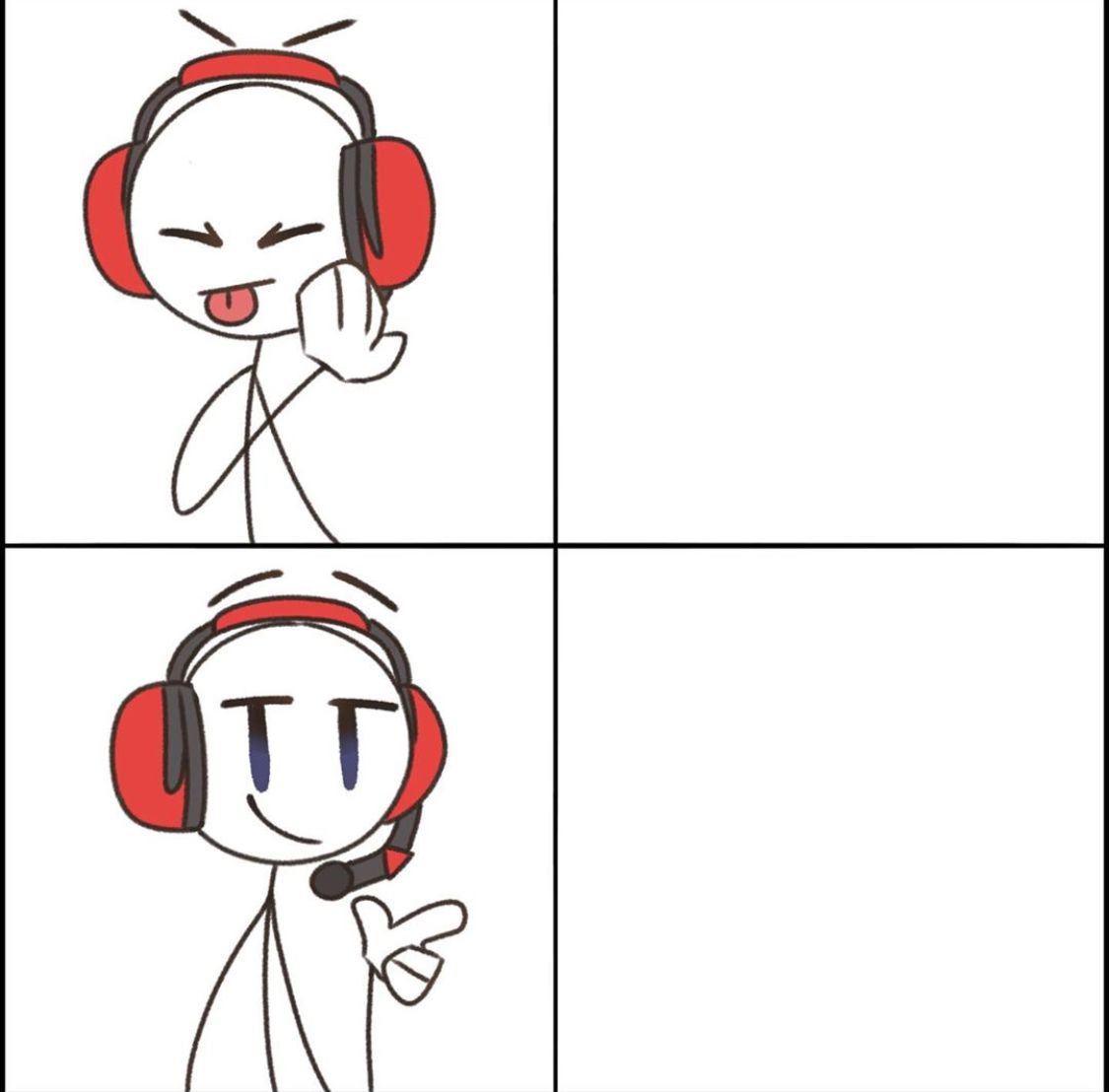 Henry Stickmin - Drake Hotline Bling Meme Template by Kenzaur on