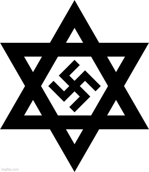 Jewish Nazi Swastika! | image tagged in jewish nazi swastika | made w/ Imgflip meme maker