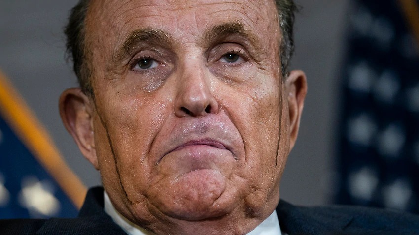 High Quality Rudy Giuliani drip Blank Meme Template