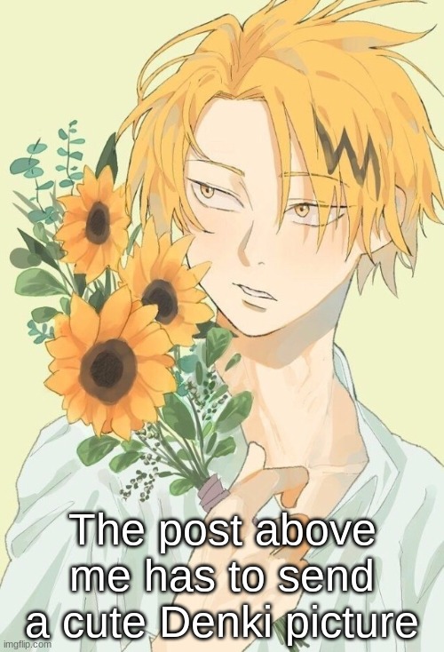 Uno reverse cards and no u's don't w o r k | The post above me has to send a cute Denki picture | made w/ Imgflip meme maker