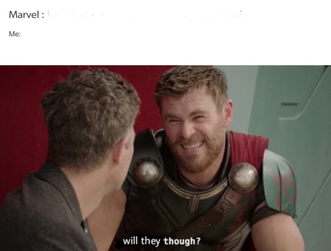 High Quality Marvel thor face Blank Meme Template