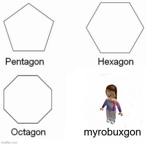 i went into a shopping spree the day i got robux lmao | myrobuxgon | image tagged in memes,pentagon hexagon octagon,shopping,robux,roblox,iran345 | made w/ Imgflip meme maker