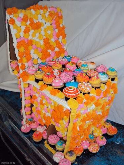 Cupcake Chair | image tagged in cupcake chair | made w/ Imgflip meme maker