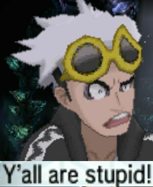 Guzma Y'all are stupid Blank Meme Template