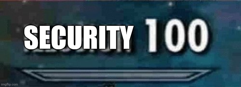 illusion 100 | SECURITY | image tagged in illusion 100 | made w/ Imgflip meme maker