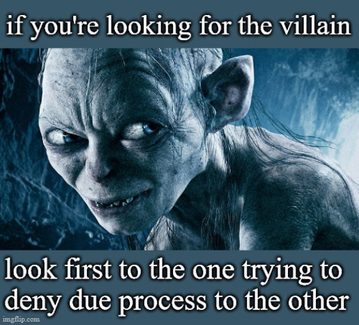 looking for the real villain | image tagged in politics | made w/ Imgflip meme maker