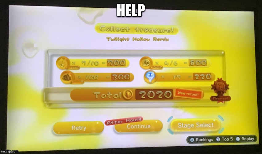Total: 2020 (shit) | HELP | made w/ Imgflip meme maker