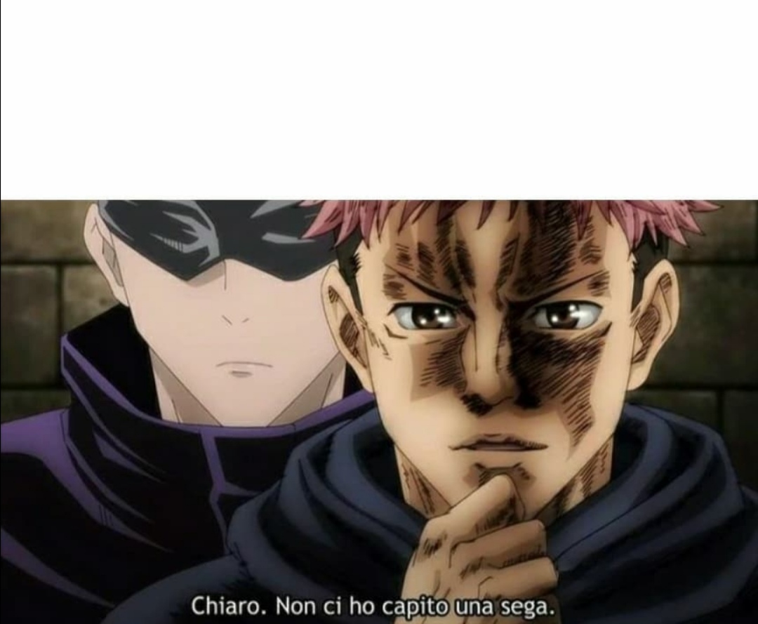 High Quality Chiaro. Non ci ho capito una Sega. Blank Meme Template