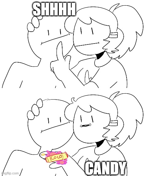 Dingo Shh Candy | SHHHH; CANDY | image tagged in memes,funny,youtuber,comics/cartoons | made w/ Imgflip meme maker