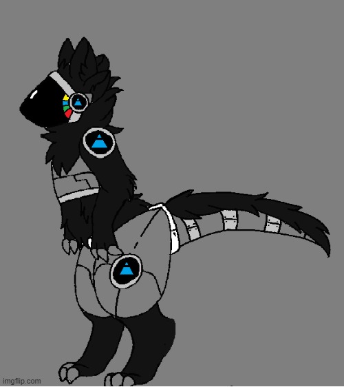 daft punk protogen!!! (Thomas) | image tagged in daft punk,protogen,art,furry,furries,daft punk protogen 2 | made w/ Imgflip meme maker