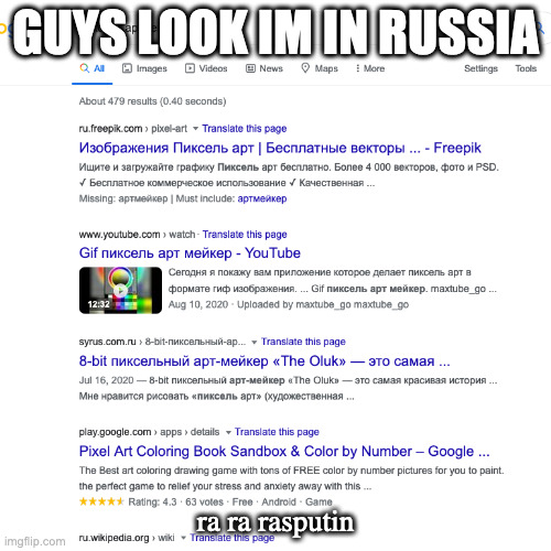 I Give Apologies to Offensive Humor | GUYS LOOK IM IN RUSSIA; ra ra rasputin | image tagged in no-offense | made w/ Imgflip meme maker