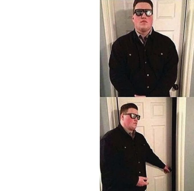 bribed doorman Blank Meme Template