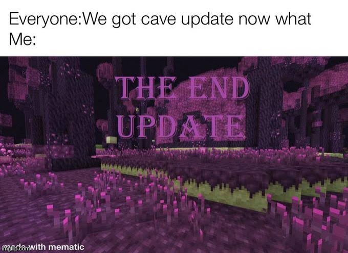 this needs to happen | image tagged in minecraft | made w/ Imgflip meme maker