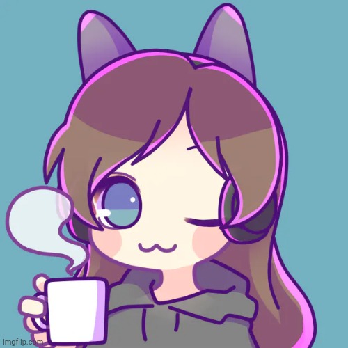 Coffee Girl | image tagged in anime coffee | made w/ Imgflip meme maker
