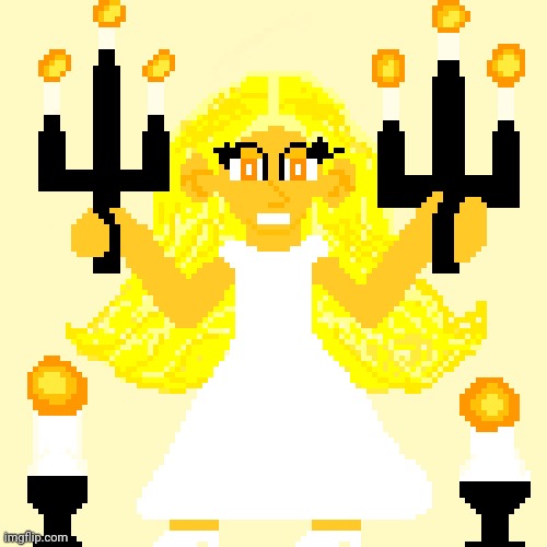 Drawing of the lady holding chandelier | image tagged in drawings,drawing,art,artwork,lady,candles | made w/ Imgflip meme maker