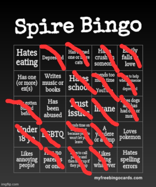 double bingo... | image tagged in spire bingo | made w/ Imgflip meme maker