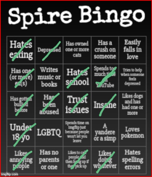 i think i got a bingo? | made w/ Imgflip meme maker