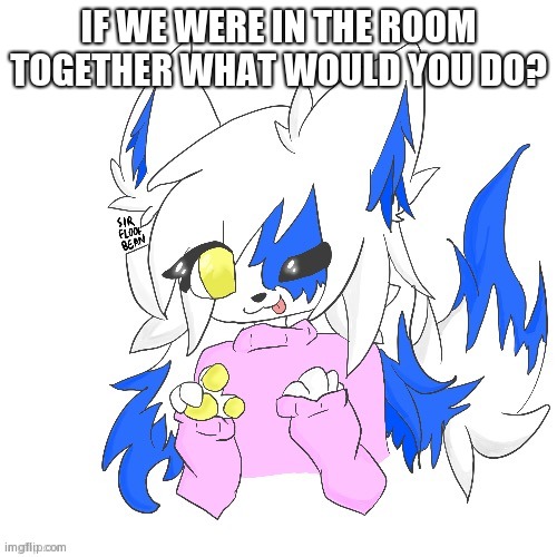 Bringing back of this trend | IF WE WERE IN THE ROOM TOGETHER WHAT WOULD YOU DO? | image tagged in clear foooxo | made w/ Imgflip meme maker