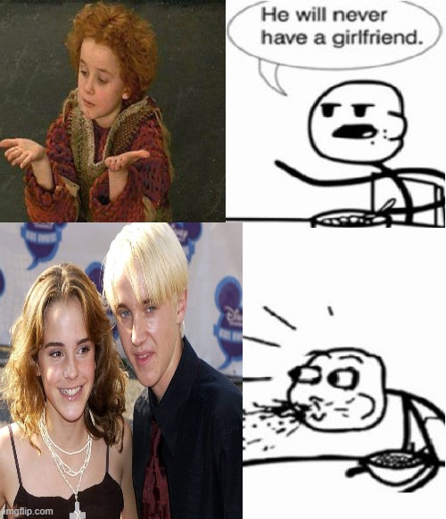 Hermione and Draco Meme