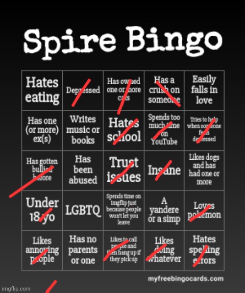 yes | image tagged in spire bingo | made w/ Imgflip meme maker