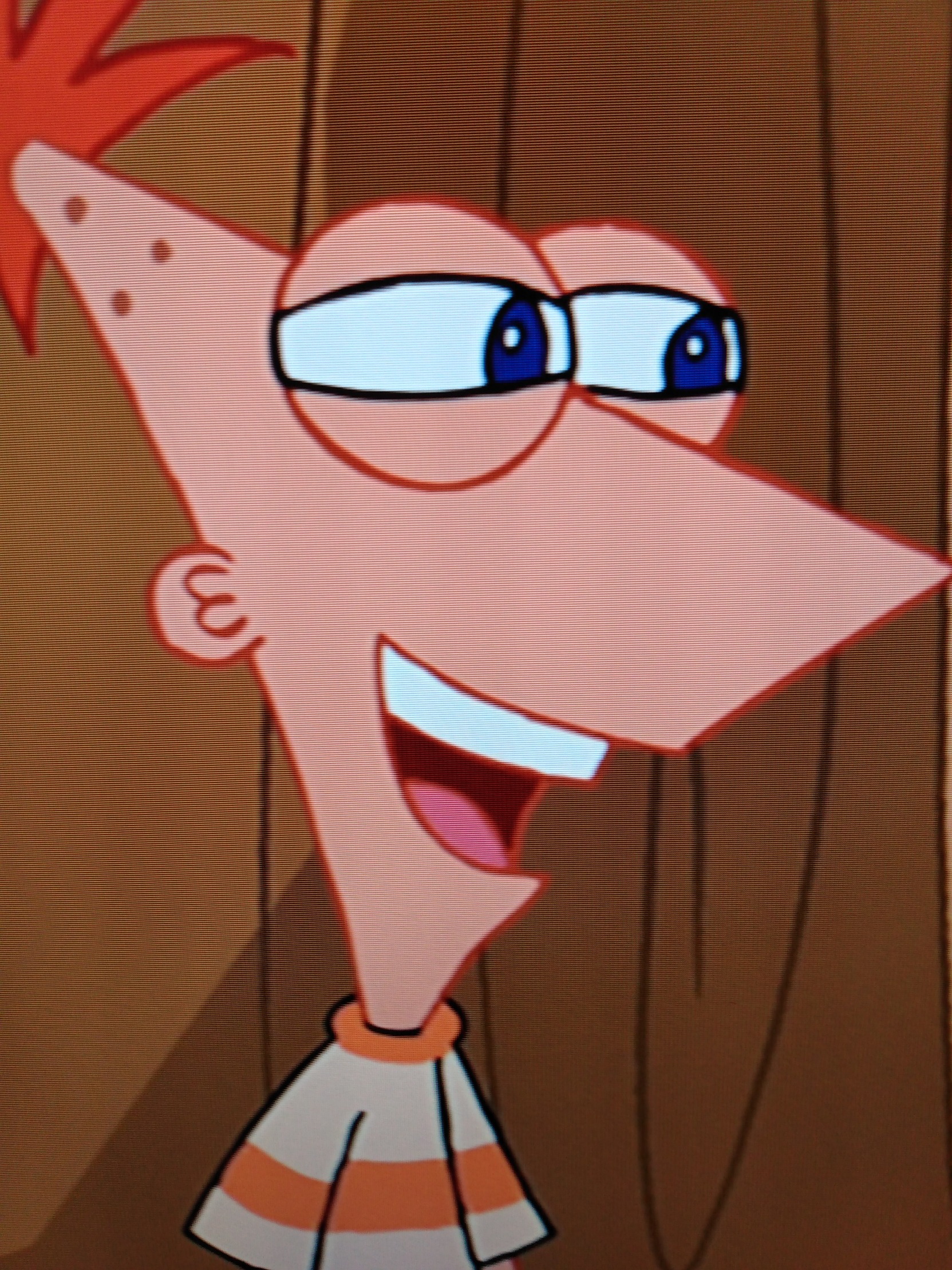 Peepin' Phineas Blank Meme Template