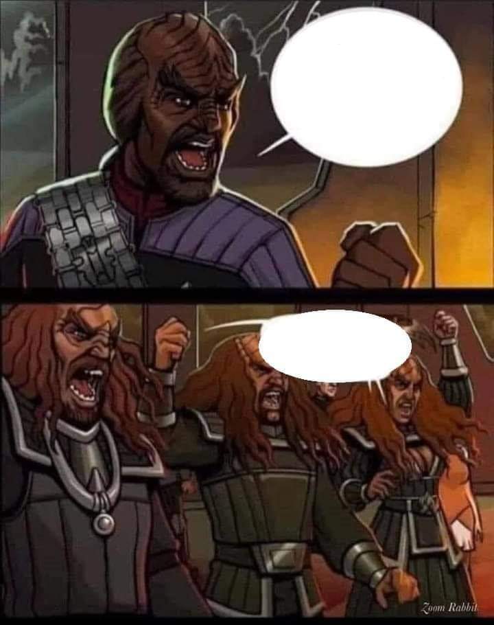 Klingons Blank Meme Template