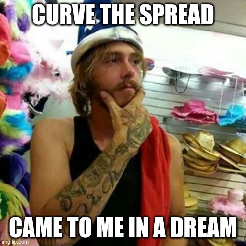 alex ernst the wizard | CURVE THE SPREAD; CAME TO ME IN A DREAM | image tagged in covid19 | made w/ Imgflip meme maker