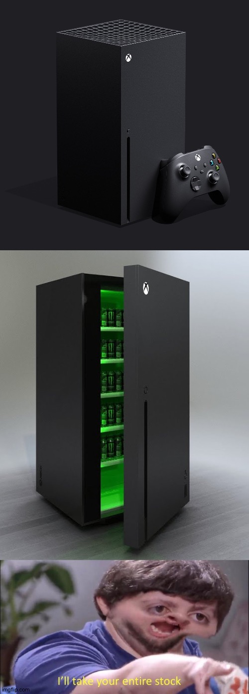 The gaming fridge - Imgflip