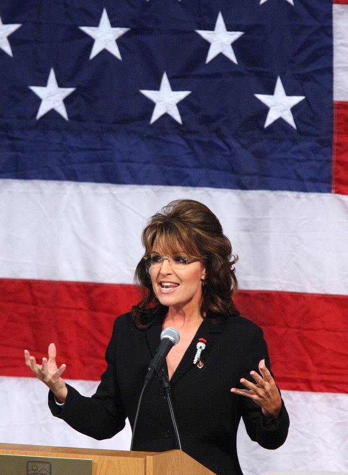 High Quality Sarah Palin flag Blank Meme Template