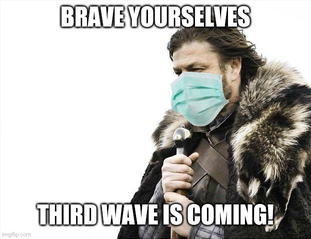 Brace Yourselves X is Coming Meme | BRAVE YOURSELVES; THIRD WAVE IS COMING! | image tagged in memes,brace yourselves x is coming,coronavirus,covid-19 | made w/ Imgflip meme maker