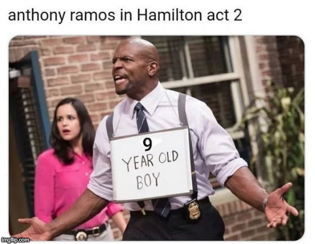 I have a feeling this may have already been posted here but here it is anyway lol | image tagged in repost,hamilton,memes | made w/ Imgflip meme maker