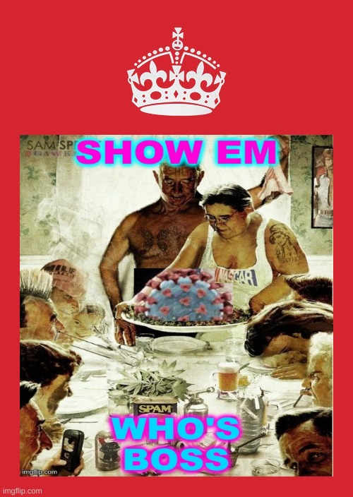 image tagged in norman rockwell,thanksgiving,2020 sucks,covid-19,keep calm and carry on red | made w/ Imgflip meme maker