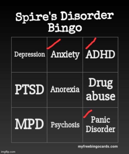 I panic a lot but I don’t really have a panic disorder per say. | made w/ Imgflip meme maker